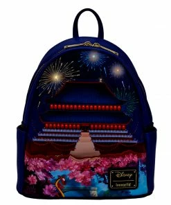 Under The Sea Collectibles Disney Mulan Castle Series Light Up Loungefly Mini Backpack