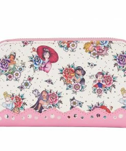 Under The Sea Collectibles Disney Princess Tattoo AOP Loungefly Wallet